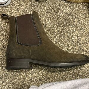 Thursday Women’s Brown Suede Chelsea Boot - Classic Slip-On Style 7.5